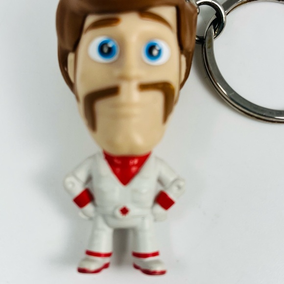 Disney Thinkway Duke Caboom Keychain Toy Story 4 Figure Pixar - Picture 2 of 7